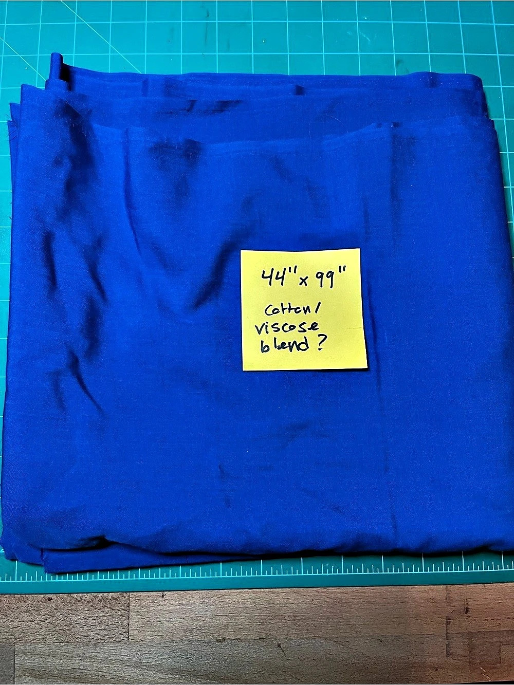 Royal blue light fabric